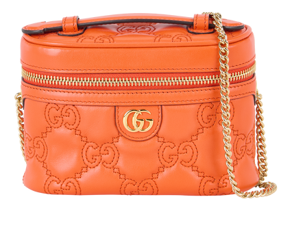 Mini GG Top Handle, &pound;850, Handbags, Orange, Leather, Front view